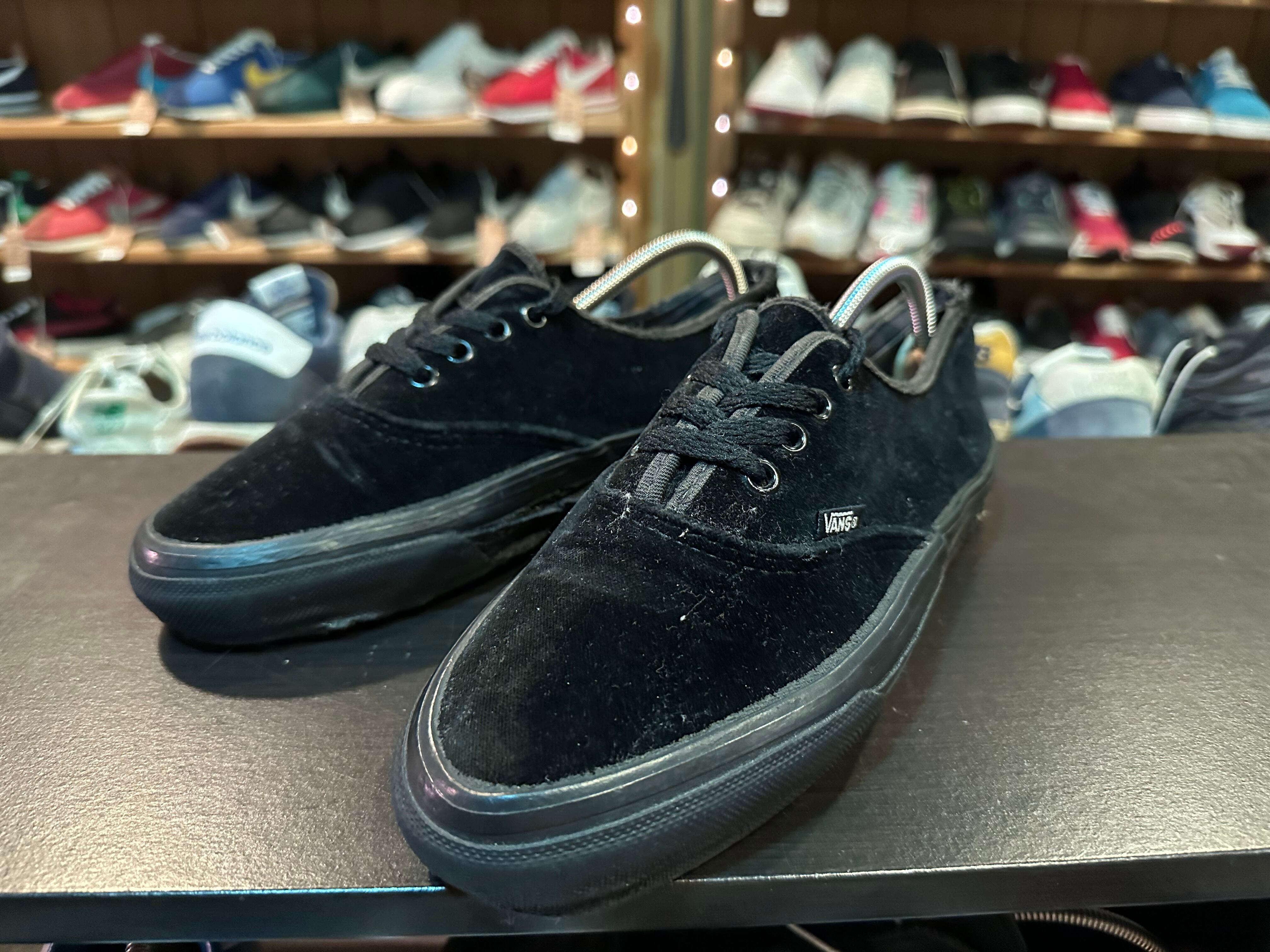 90s USA製 VANS Authentic ブラック ベロア 25.5cm | USED SNEAKERS KAI