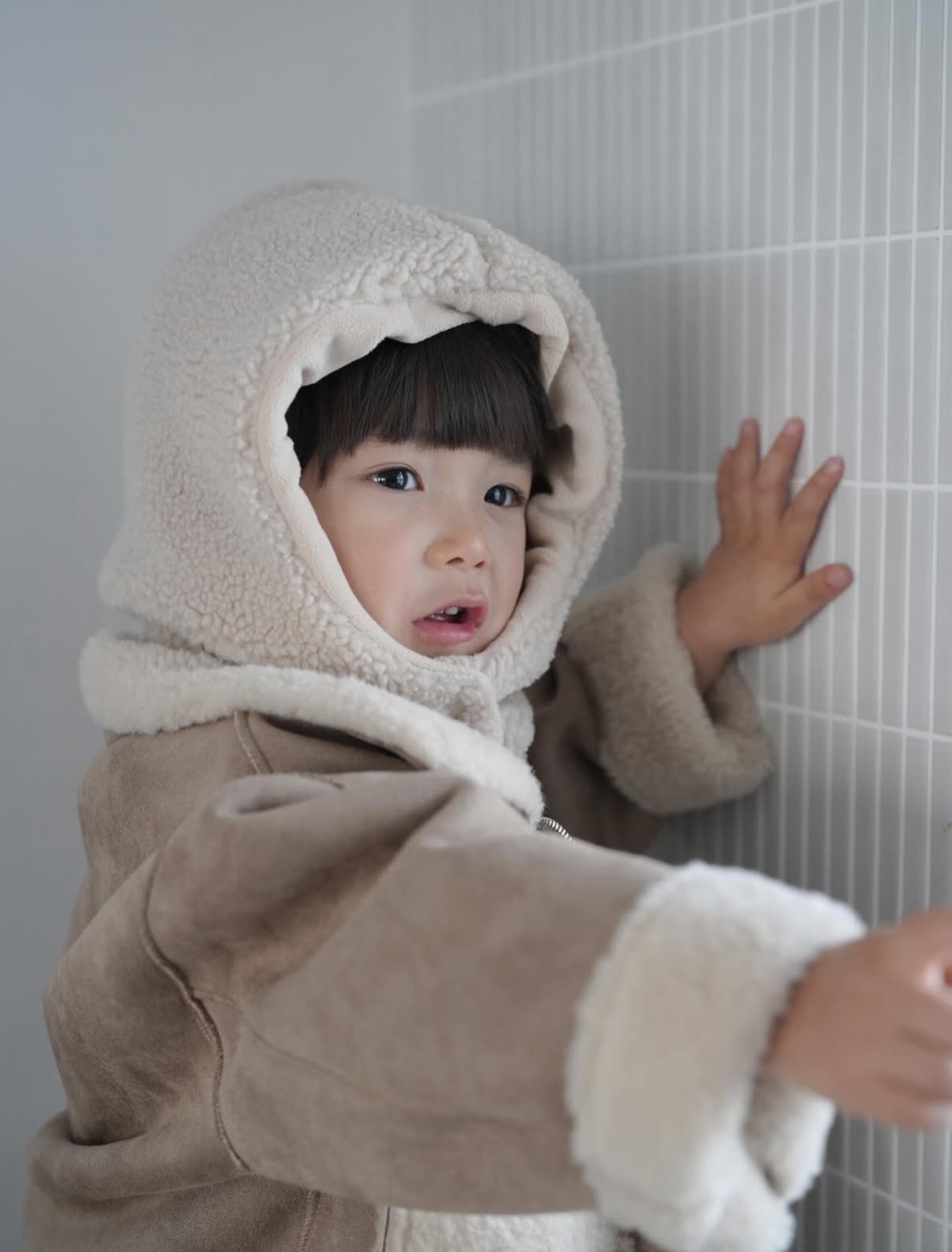 【original】fake mouton coat