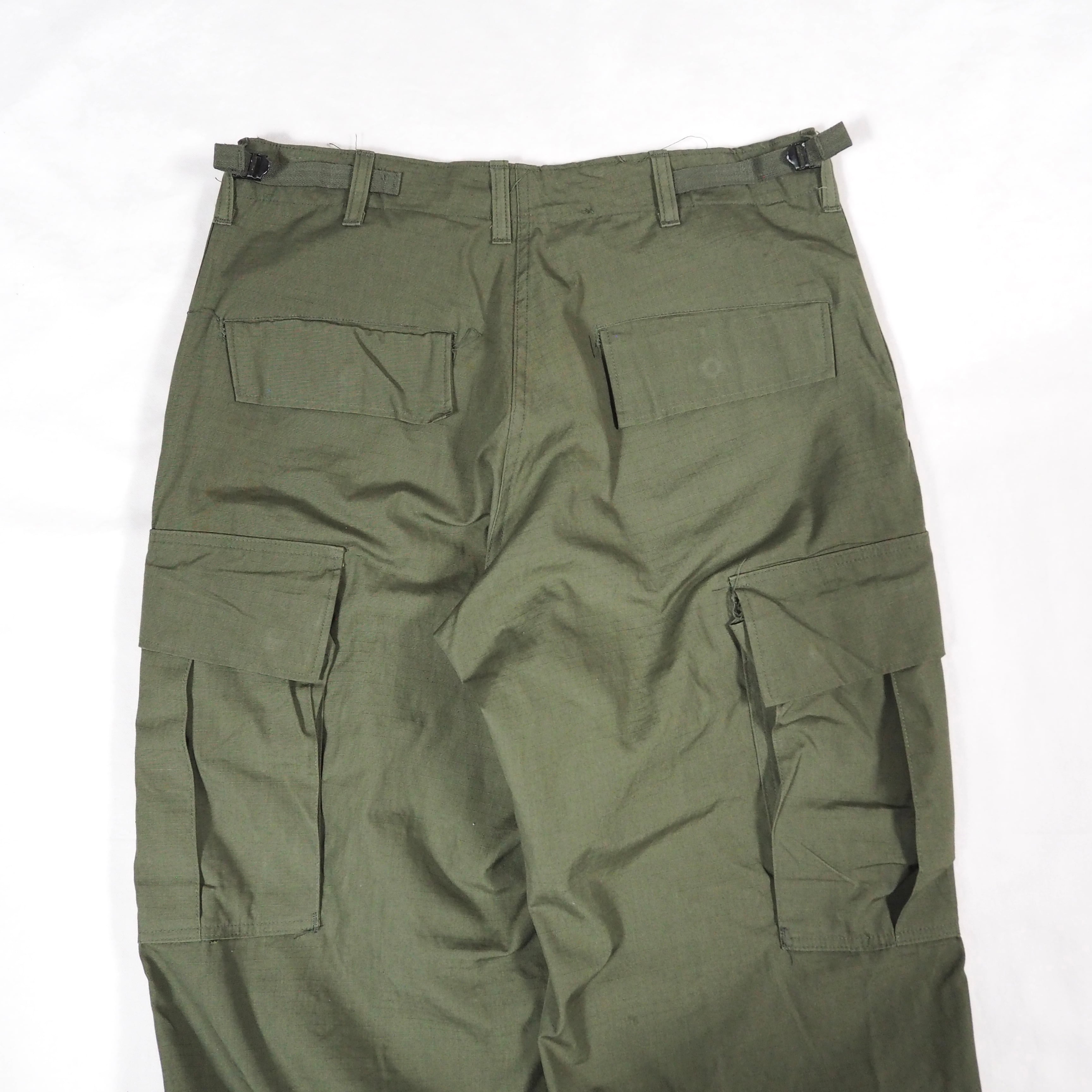 Mint】60's U.S.ARMY Rip stop poplin Jungle fatigue pants Small
