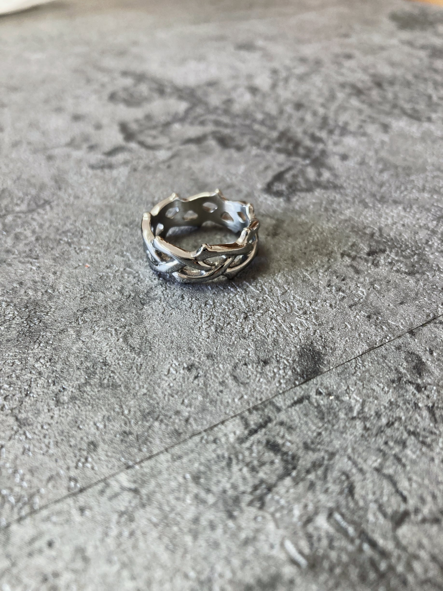 90～00s GOODENOUGH/College ring/16号相当/GE刻印/カレッジリング