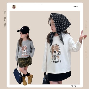 秋ワンちゃんバンダナプリント長袖