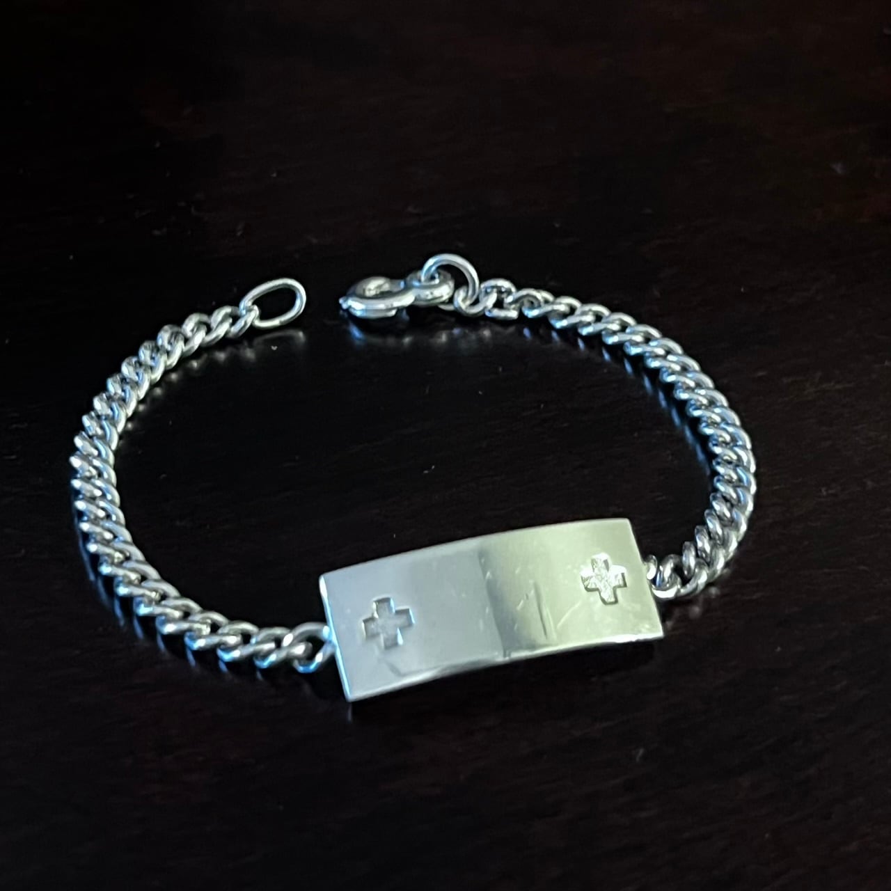 ヴィンテージ 米国医療IDブレスレット Sterling Silver仕様 ヴィンテージ 米国医療IDブレスレット Sterling Silver仕様