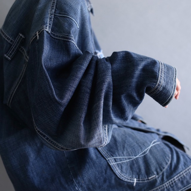 2XL super big denim jacket