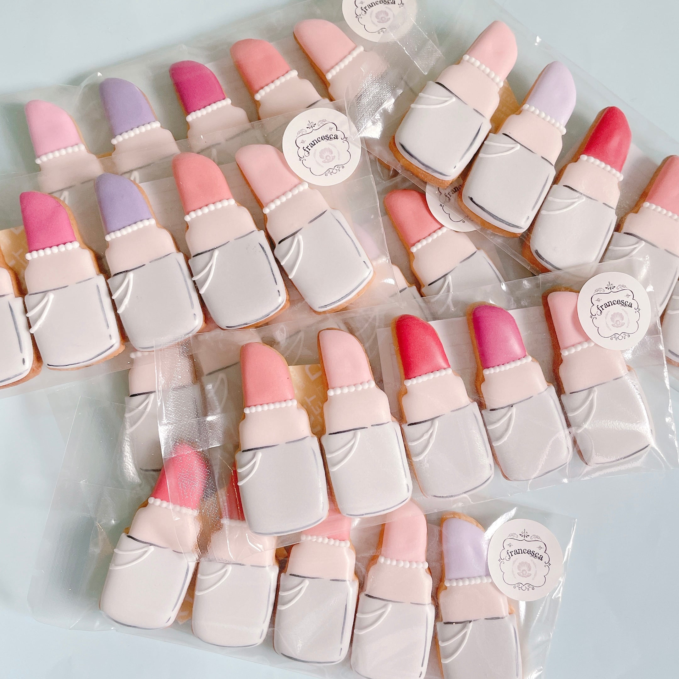 リップのアイシングクッキーセット | Francesca von Sweets
