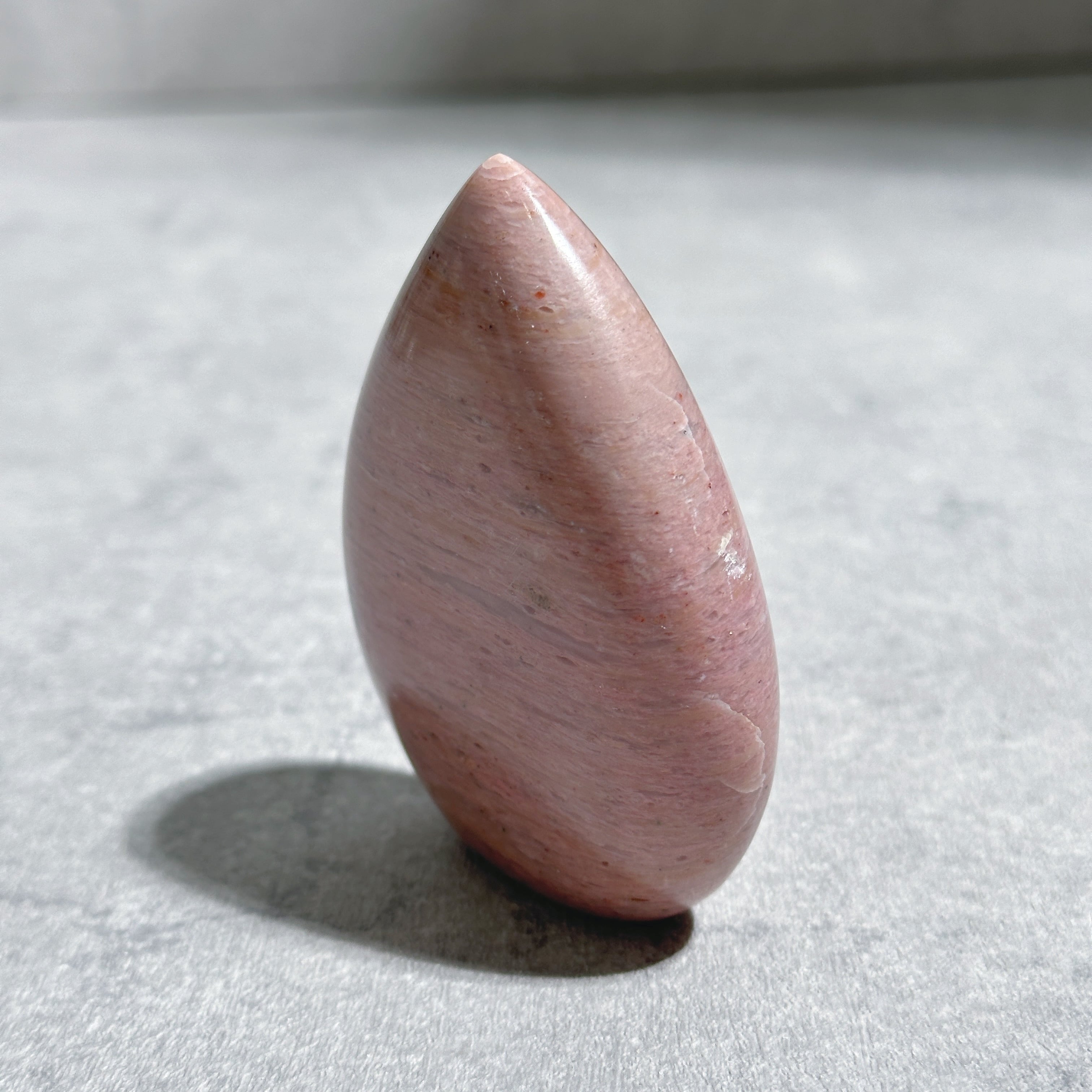 ピンクペトリファイドウッド しずく型12◇Pink Petrified Wood