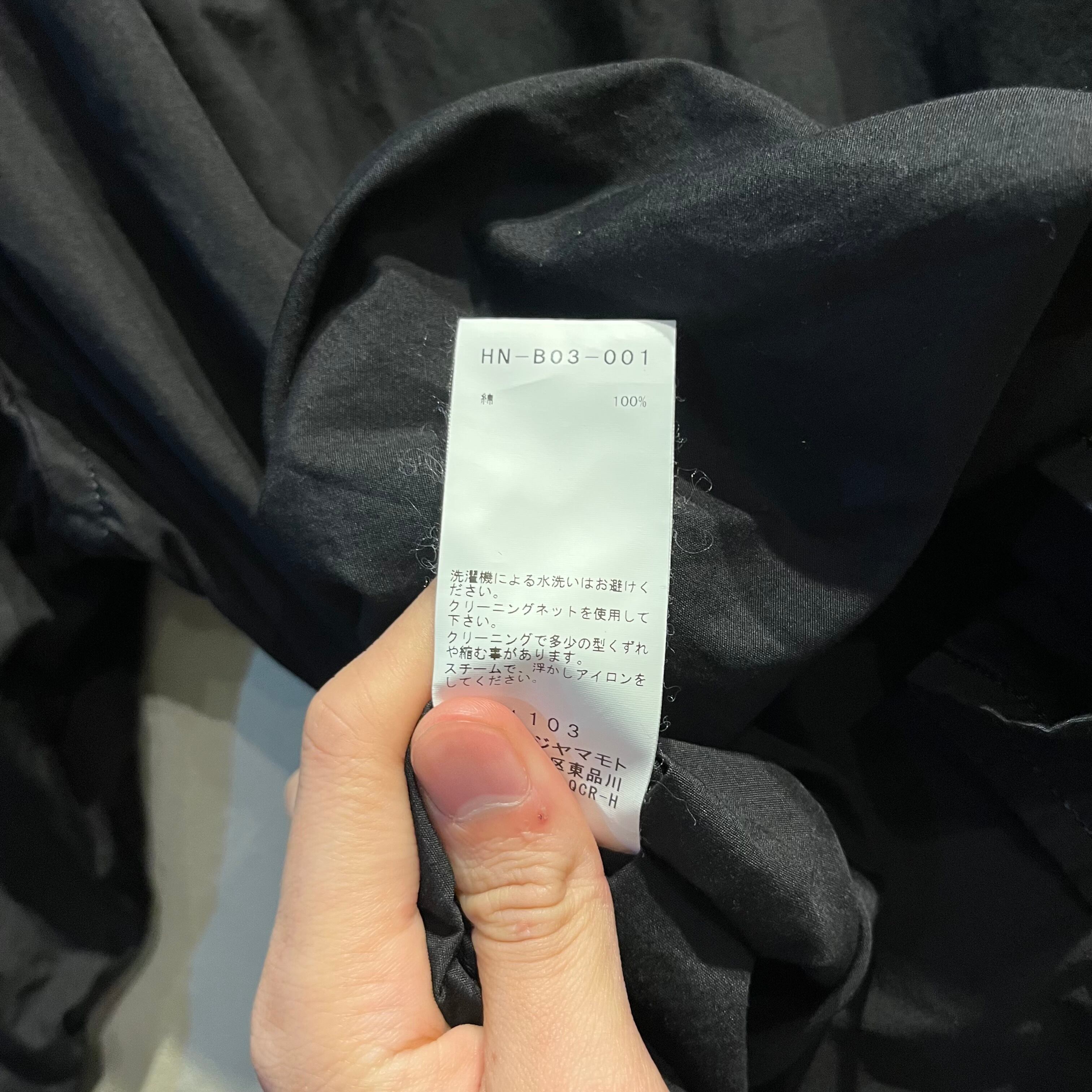 Yohji Yamamoto POUR HOMME ヨウジヤマモトプールオム 後ろあき環縫い 