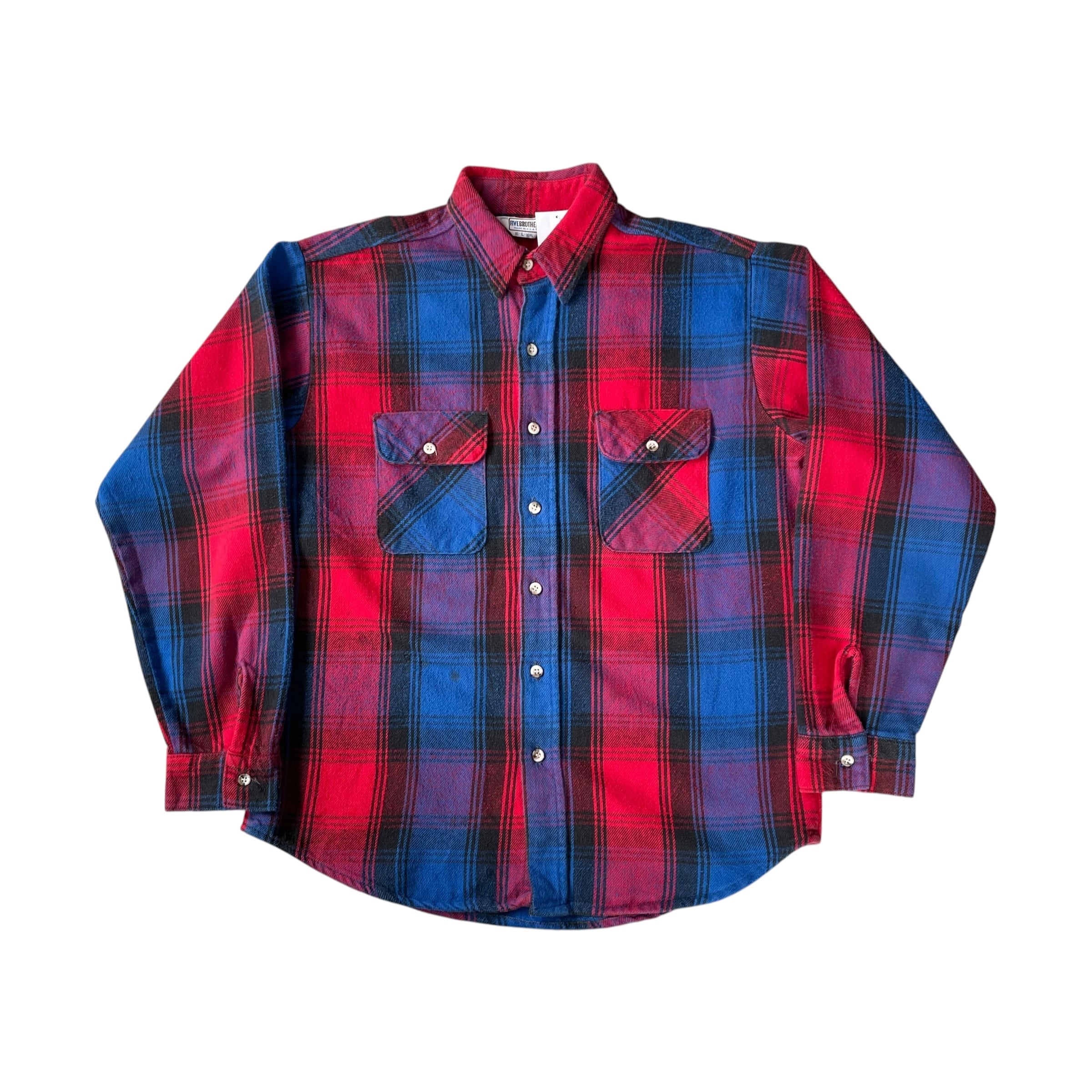 1980s FIVE BROTHER Heavynel Shirt