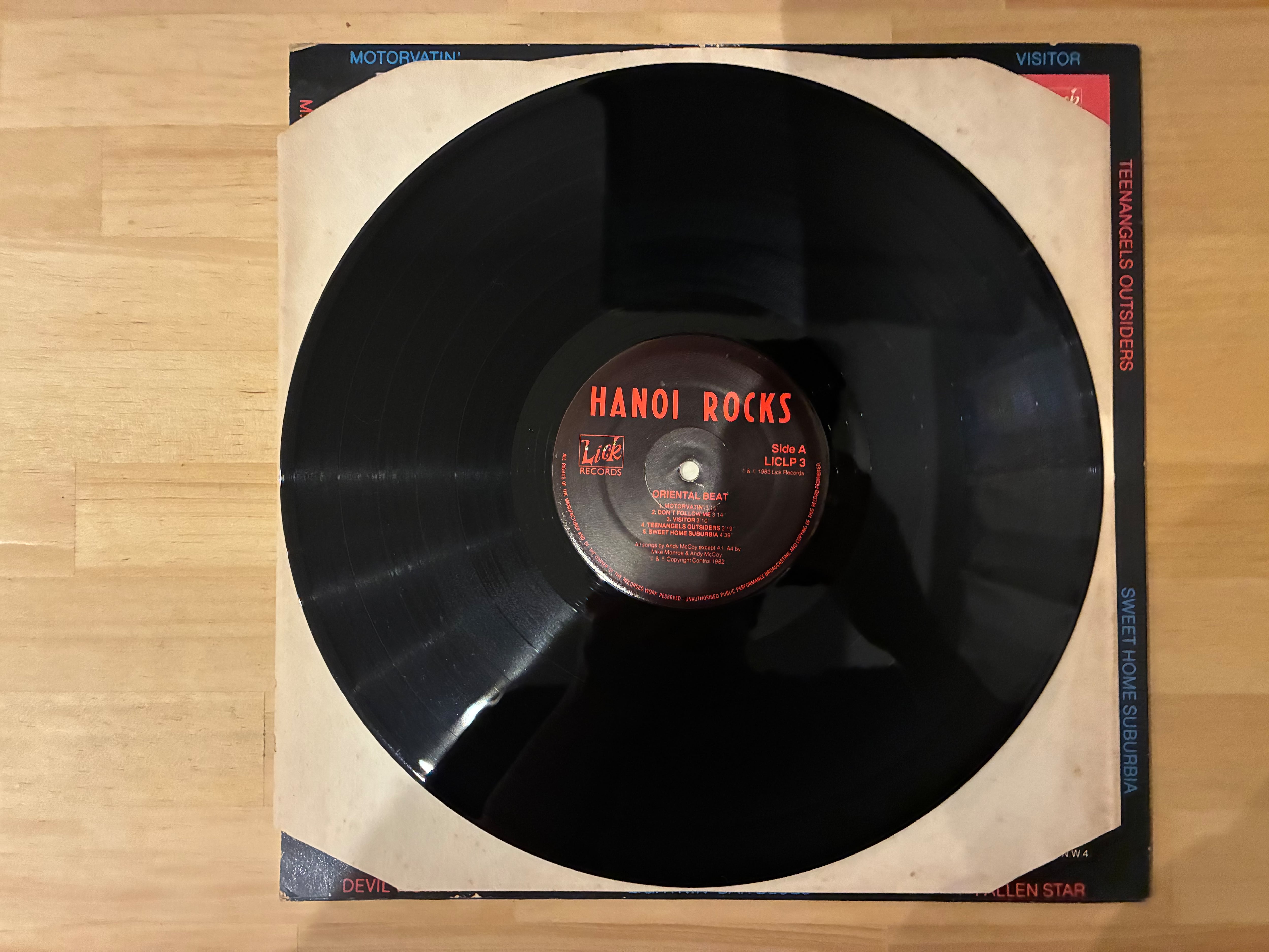 HANOI ROCKS / ORIENTAL BEAT | sixteen records (シックスティーン