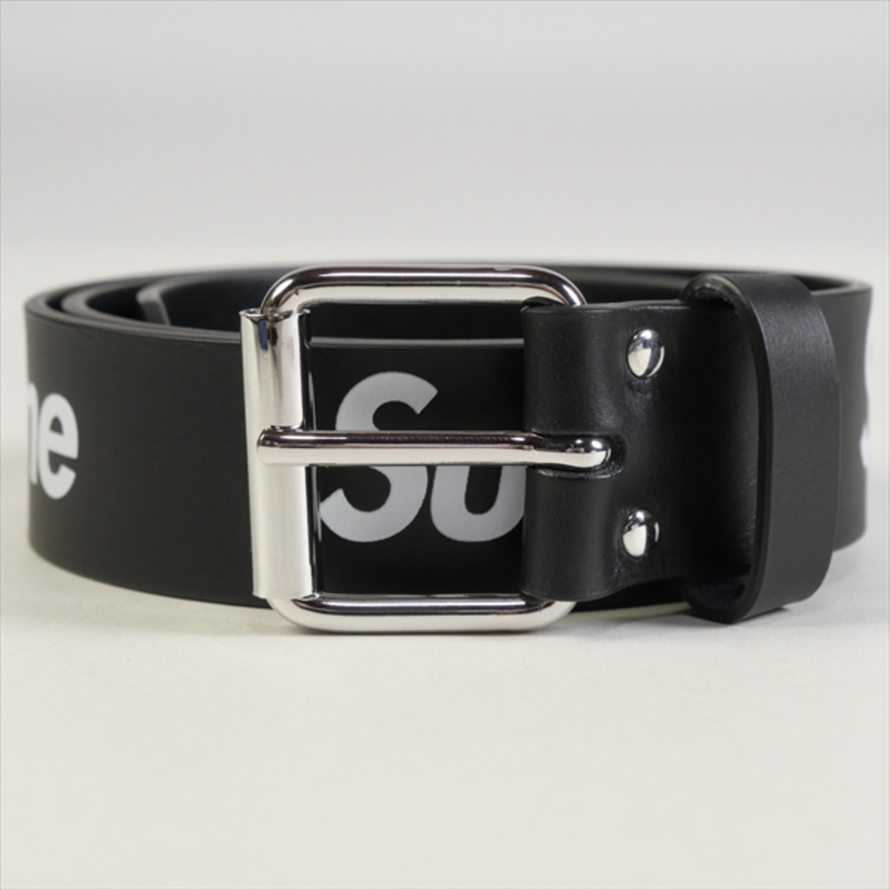 Size【M】 SUPREME シュプリーム 23SS Repeat Leather Belt レザー 