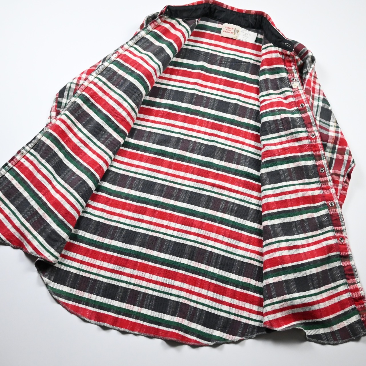 saddlekingwestern Ctton Flannel Shirt