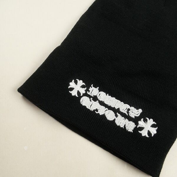 Size【フリー】 CHROME HEARTS クロム・ハーツ WATCH CAP BLACK/WHITE
