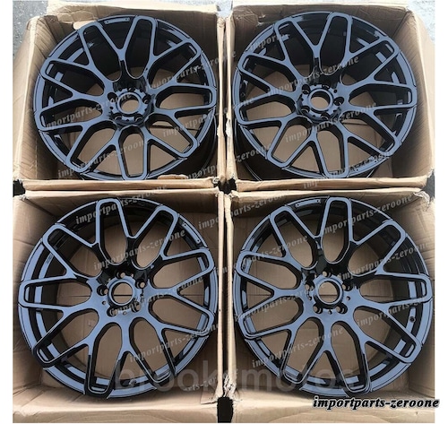 2021+ Kia EV6 20x8.5 オフセット 35 5x114.3 20インチグロスブラックBスタイルホイール 4本セット -BRN-11746