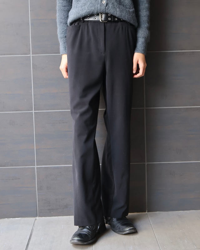 No-tuck straight slacks