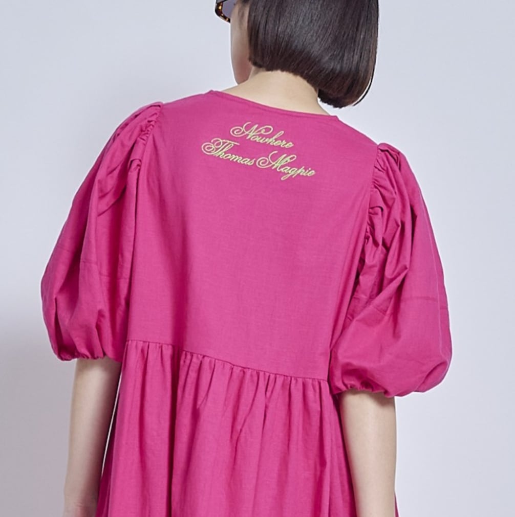THOMAS MAGPIE 】cotton linen onepiece (2262410) | LARACROFT