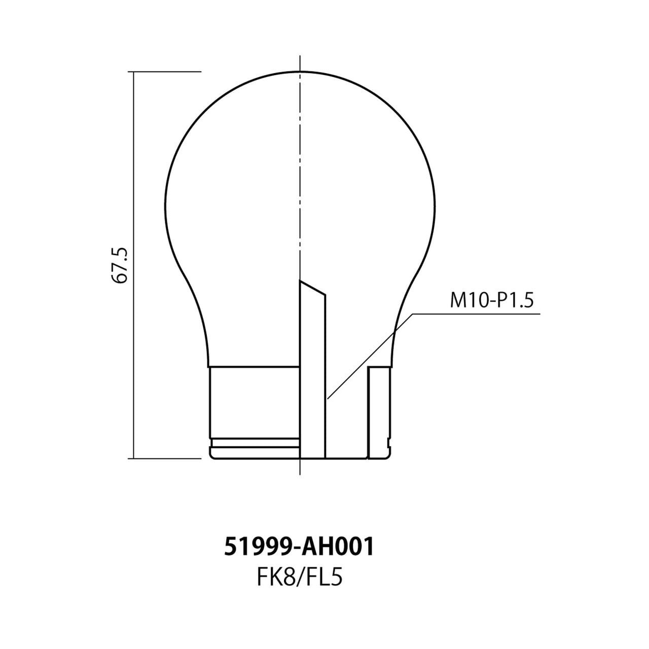 HKS CARBON SHIFT KNOB FK8/FL5 No.H001 | HKS GATE ONLINE STORE