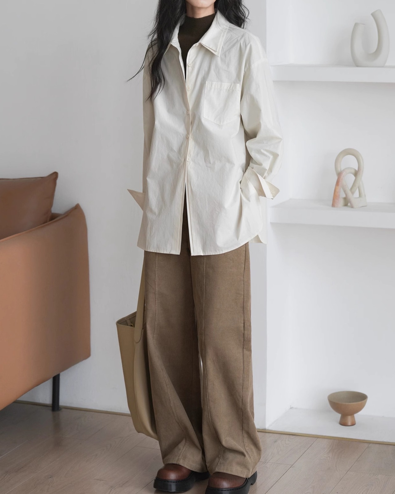 High neck slim Knit　T20177