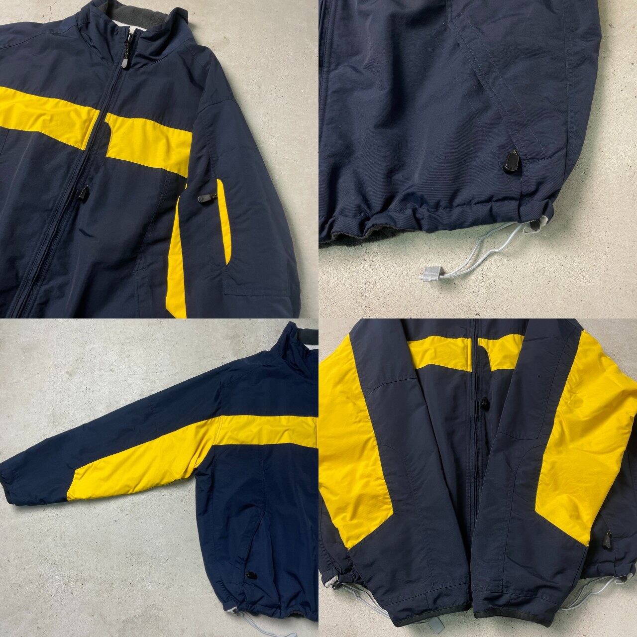 00年代 ARIZONA JEANS CO リバーシブル ナイロンジャケット フリース