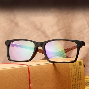 Wood Temple Glasses -square- / ウッド テンプル メガネ -スクエア-　