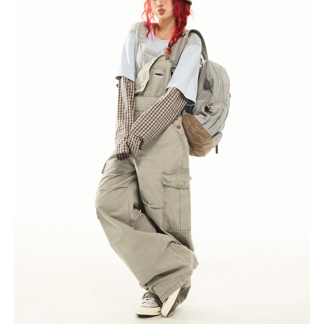 one-point cargo overalls　ワンポイントカーゴオーバーオール　J1725