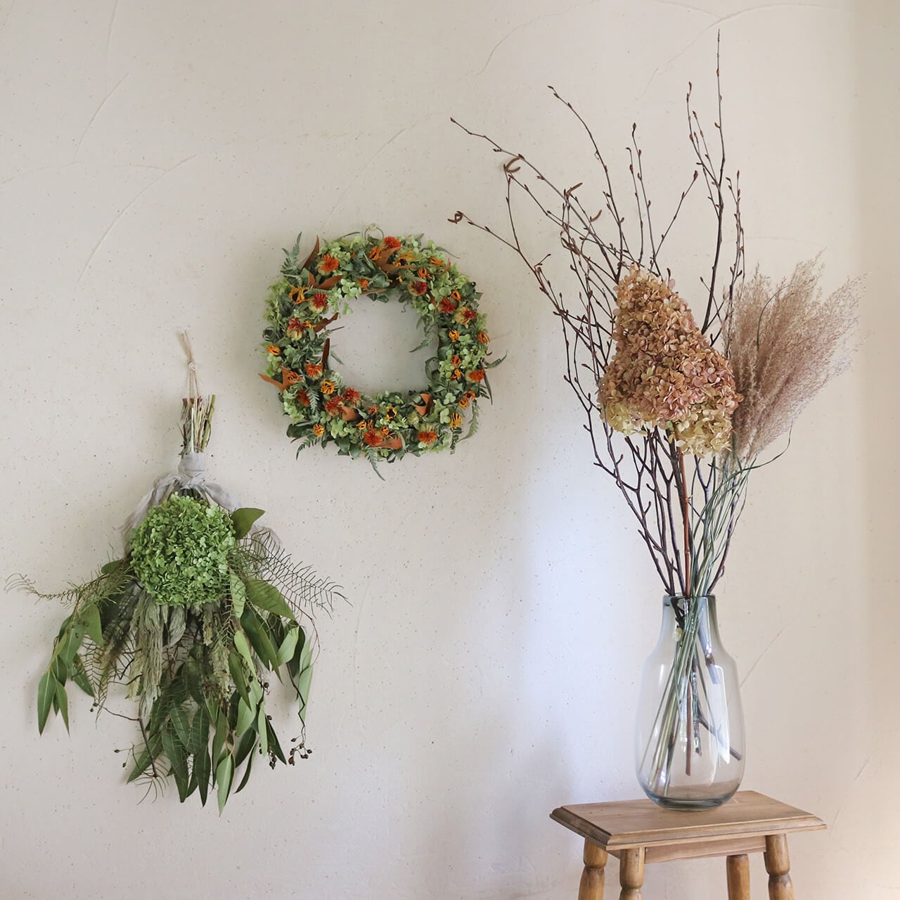 富良野産】白樺の枝 ロング ブラウン ドライフラワー ◇ ナチュラル