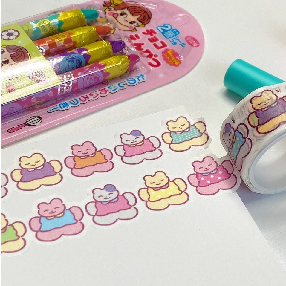 HEEHEECLUB] ゆるゆる マスキングテープ シール | moim - 韓国雑貨や