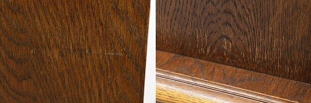 三越 Brugge ブルージュ オーク材 キャビネット 飾り棚 本棚