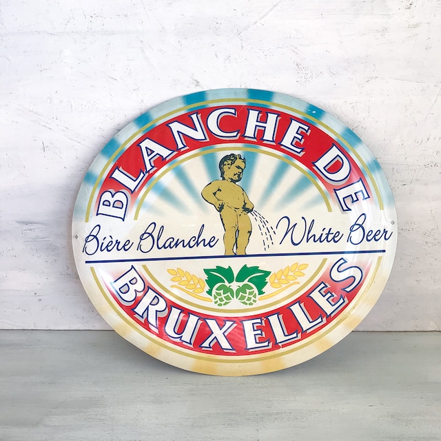 【R-707】Blanche de Bruxelles広告サインプレート