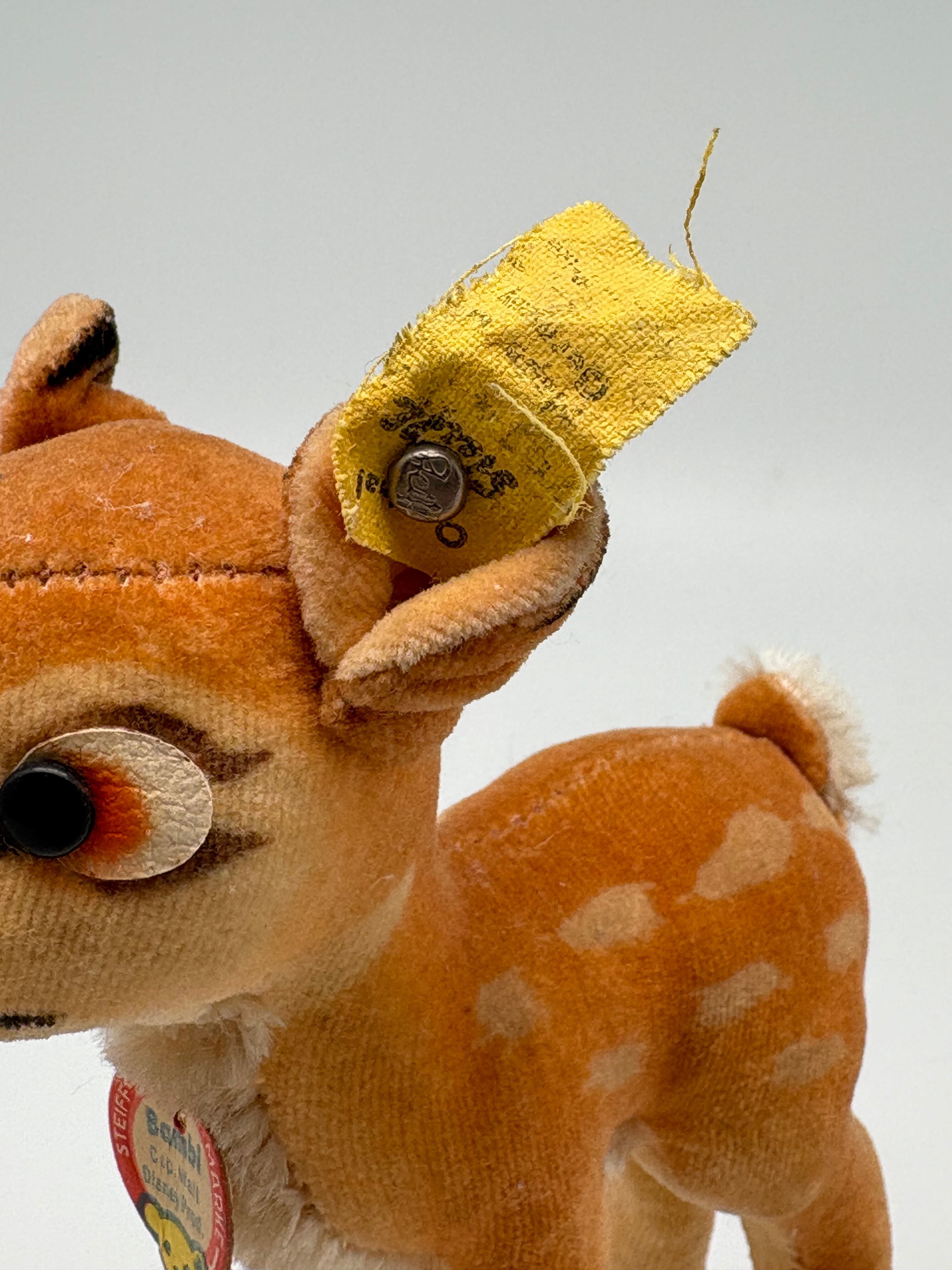 オールド シュタイフ シカ Steiff Bambi 14cm | ヒガシマチマーケット