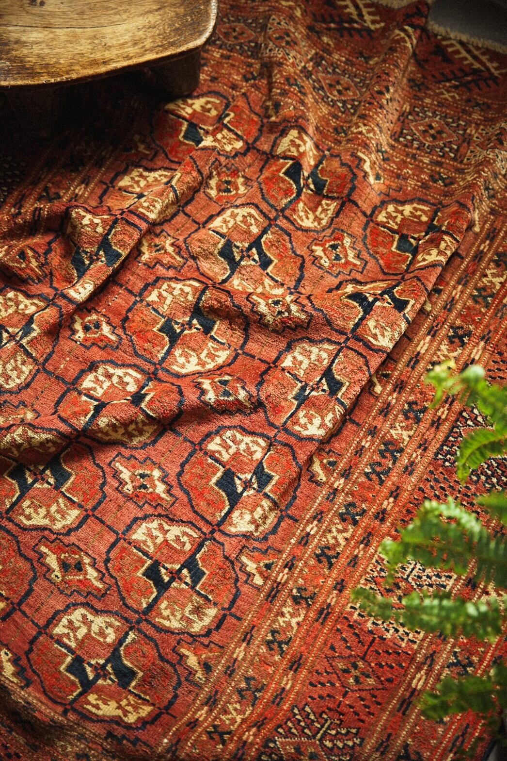 625 -Antique Turkmen Tekke rug