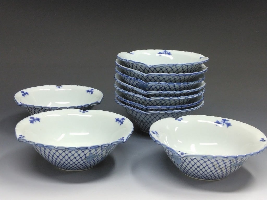 時代もの 銘：光寿 / 清水焼｜Kiyomizu ware( 京都, -) 釉裏彩 海老藻