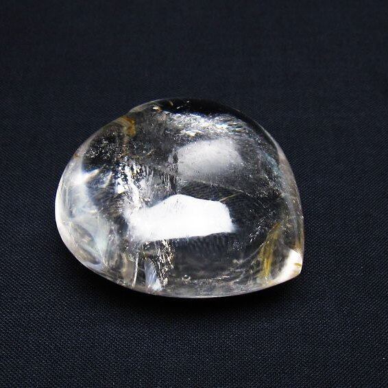 水晶 ハート置物 一点物 145-1508