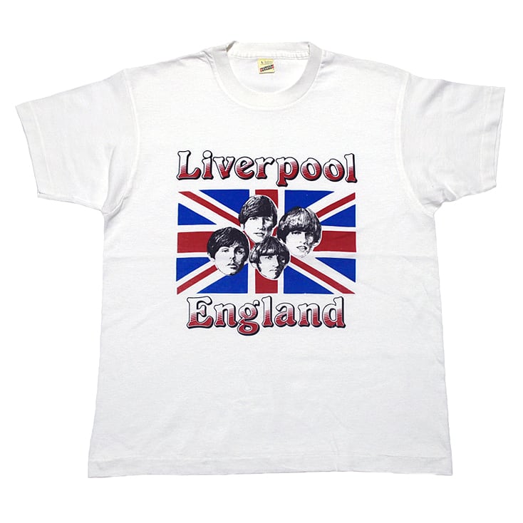 80'S BEATLES ビートルズ LIVERPOOL,ENGLAND デッドストック ヴィンテージTシャツ バンドTシャツ【L】 @AAA1419  | ヤング衣料店 powered by BASE