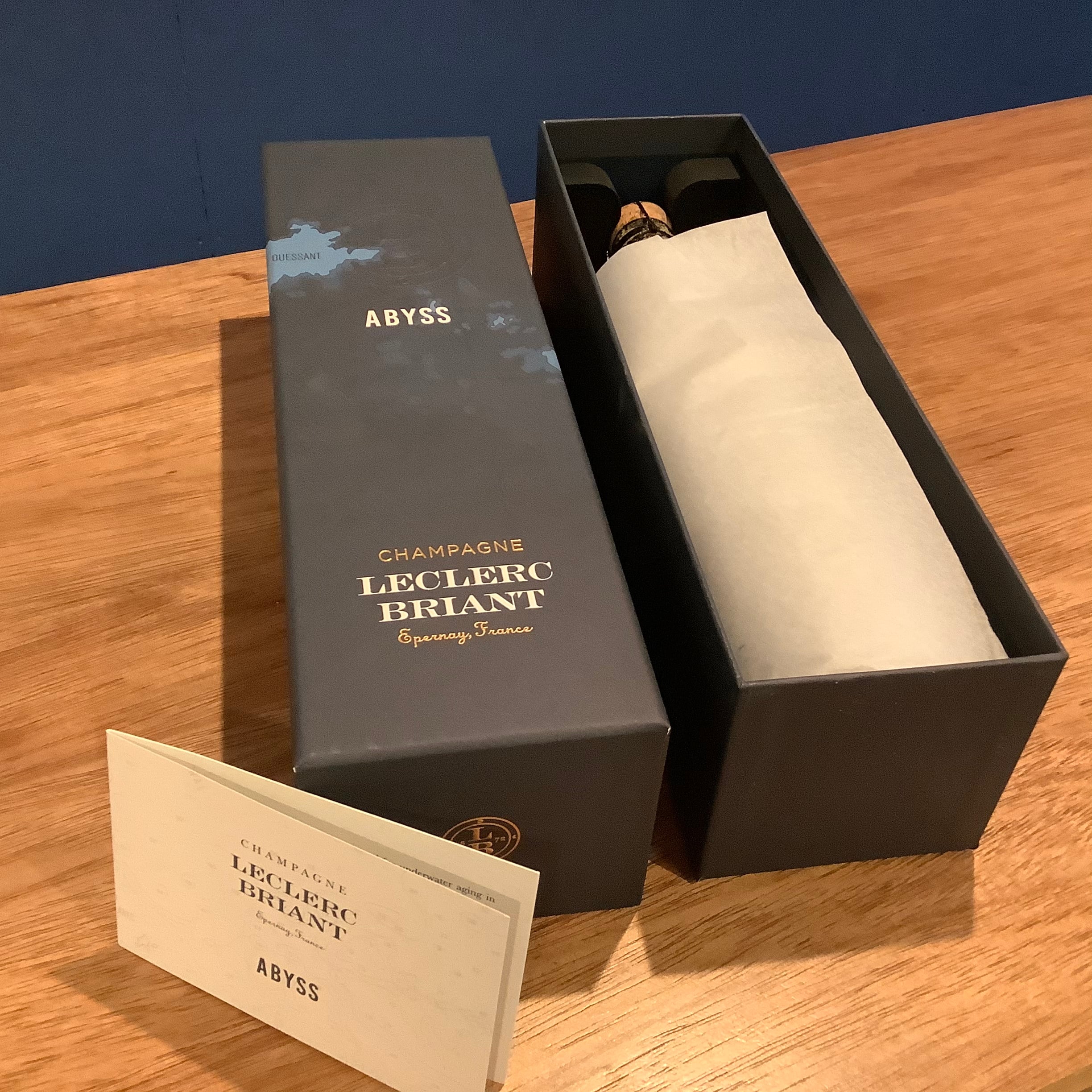 海底熟成シャンパン】ルクレール・ブリアン アビス 2017 ルクレール