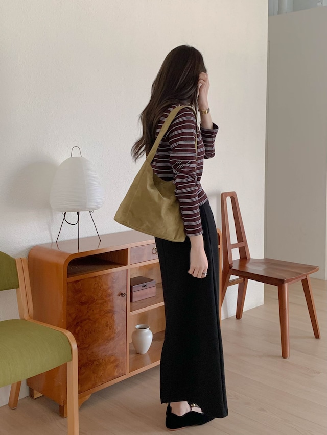 (予約) AREING / Mont belle stripe cardigan 3color