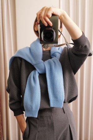 IKITSUKE jacquard crew cut grey