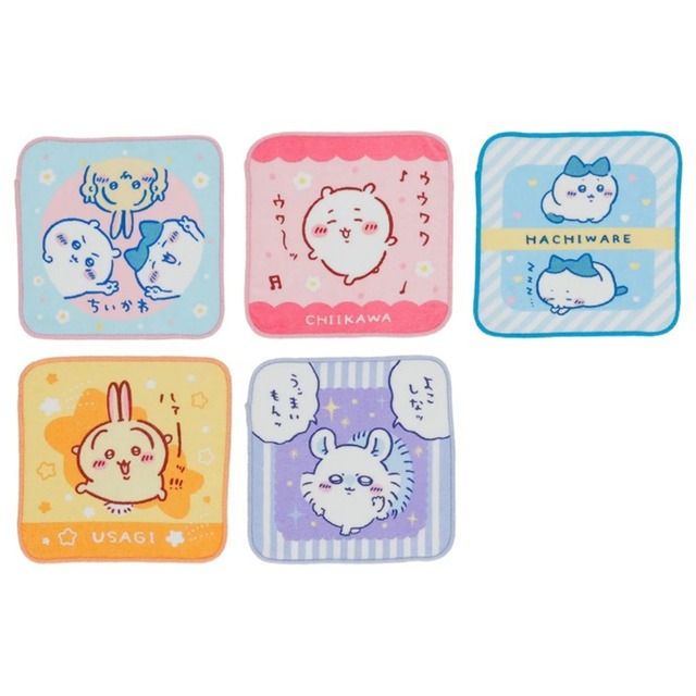 ちいかわ25sMT5pタオル/キラキラバラエティ(5603137)