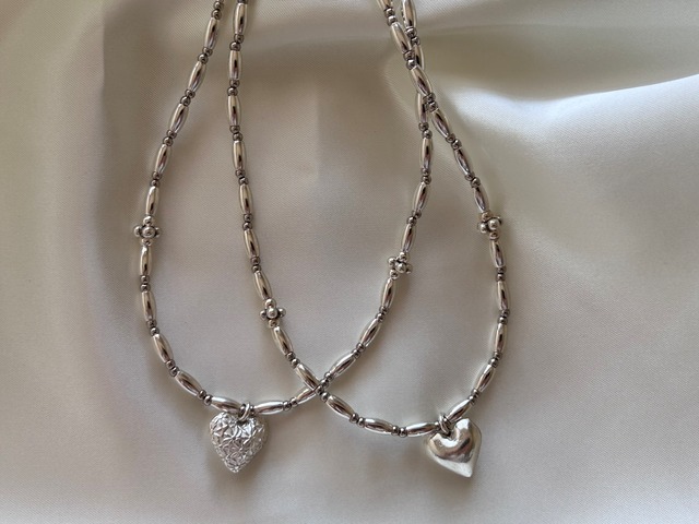 ［再入荷リクエスト受付中］#180 handmade beads necklace silver925