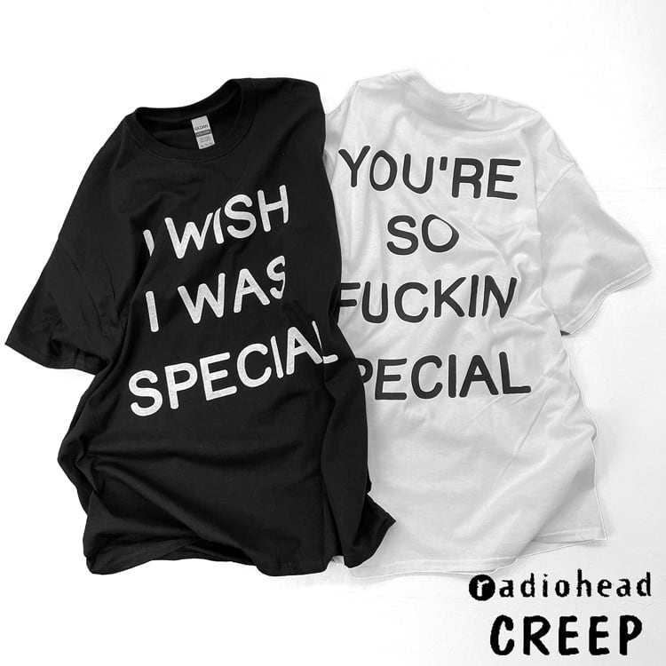 RADIOHEAD　creep　「FU●CKIN' SPECIAL」レディオヘッド　クリープ　Tシャツ 【GILDAN】 --- Thom Yorke　 トムヨーク　ロックTシャツ　バンドTシャツ ---　/ 2000-radiohead-creep | oguoy/Destroy it Create  ...