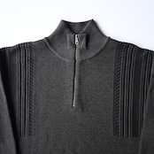 YASHIKI / Fuyushigure Half Zip Knit