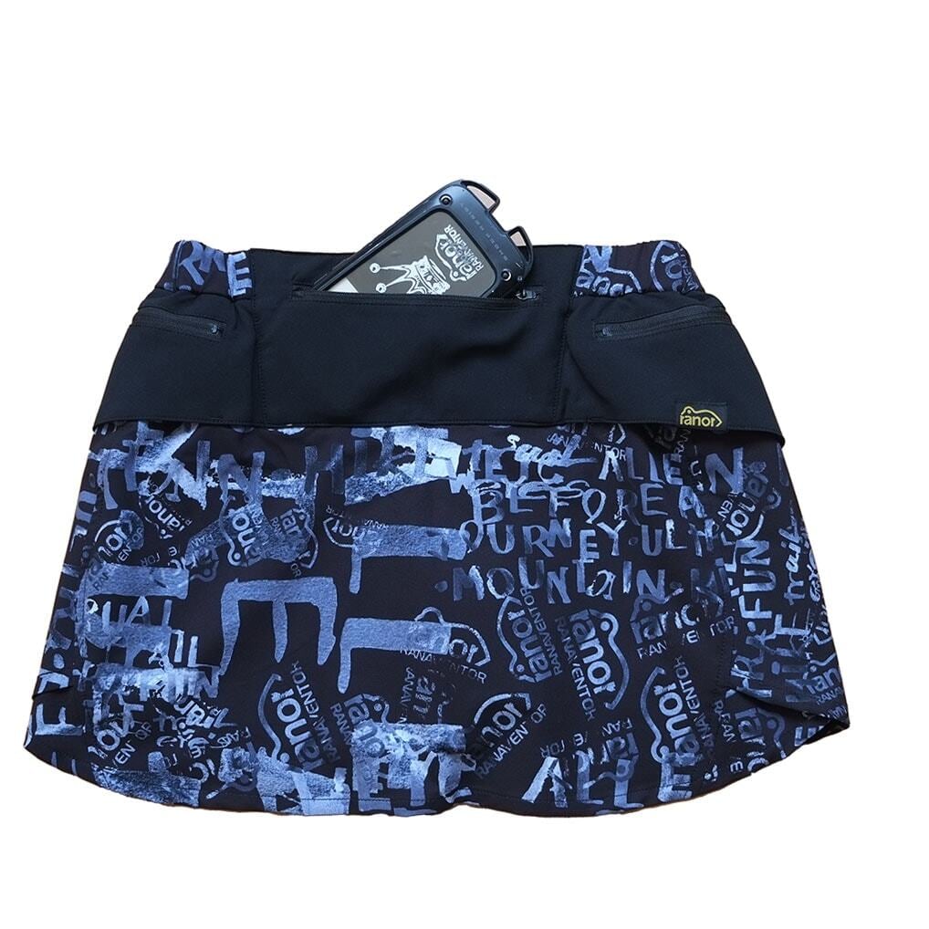 ranor(ラナー) MO MIXCHER SKIRT BLACK | play field mountain