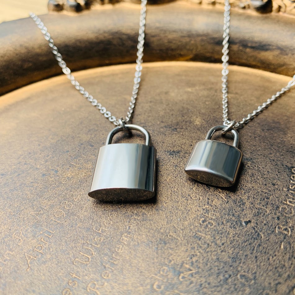 ステンレスパドロックネックレス（Lサイズ） | Dimia -ディミア- 公式