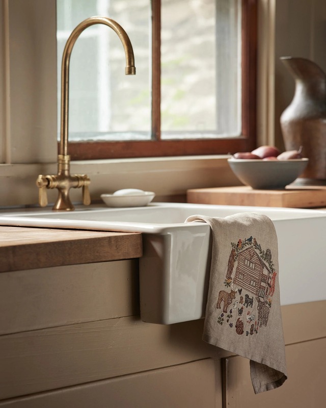 Coral&Tusk ティータオル Cabin Life