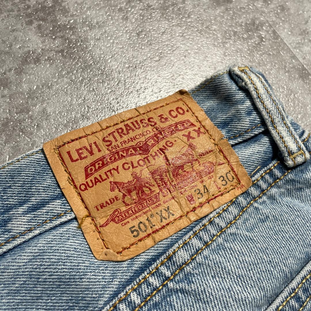 W34 L30】メキシコ製 usa levi's blue 501xx | ib2