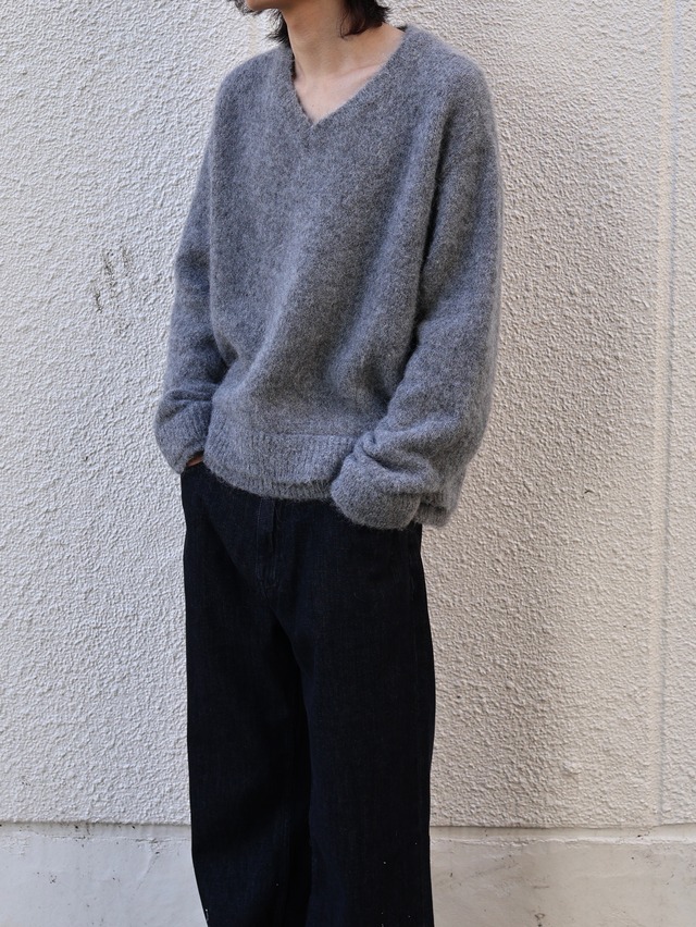 【26aw/ROLDSKOV】scollo a v wild brushed grey