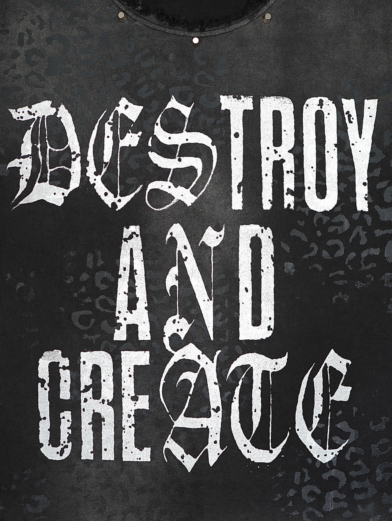 【DES'N'ATE】DESTROY AND CREATE LEO PRINT TEE