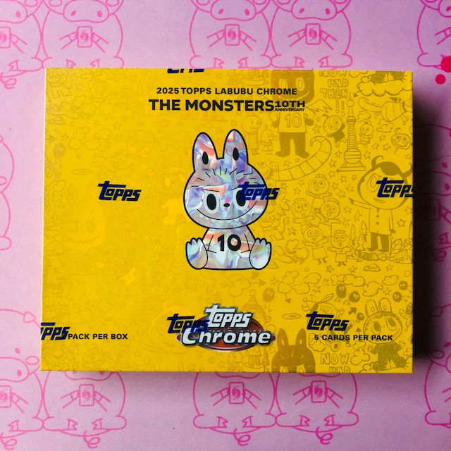【美品】TOPPS LABUBU CHROME THE MONSTERS 10TH ANNIVERSARY（未開封