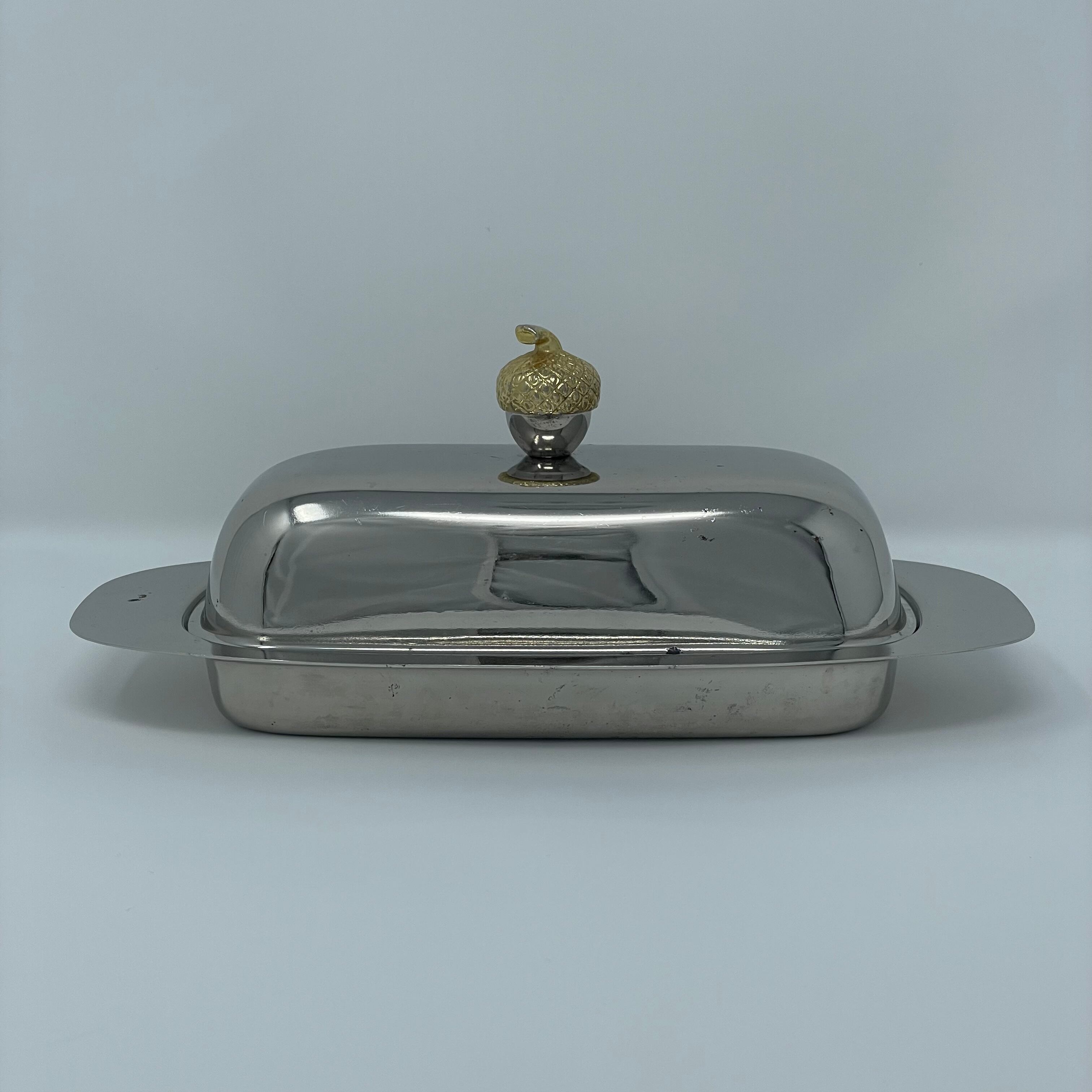 steel butter dish/真鍮どんぐりバターケース | quelque jour