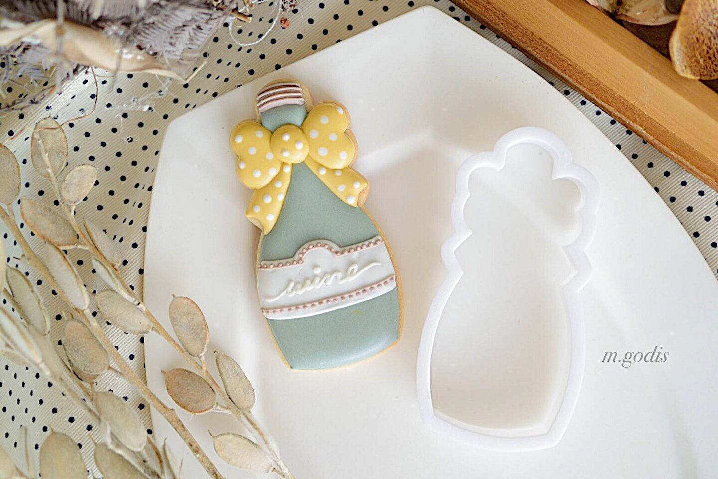 シャンパン/ワインボトル / champagne, wine bottle【クッキーカッター