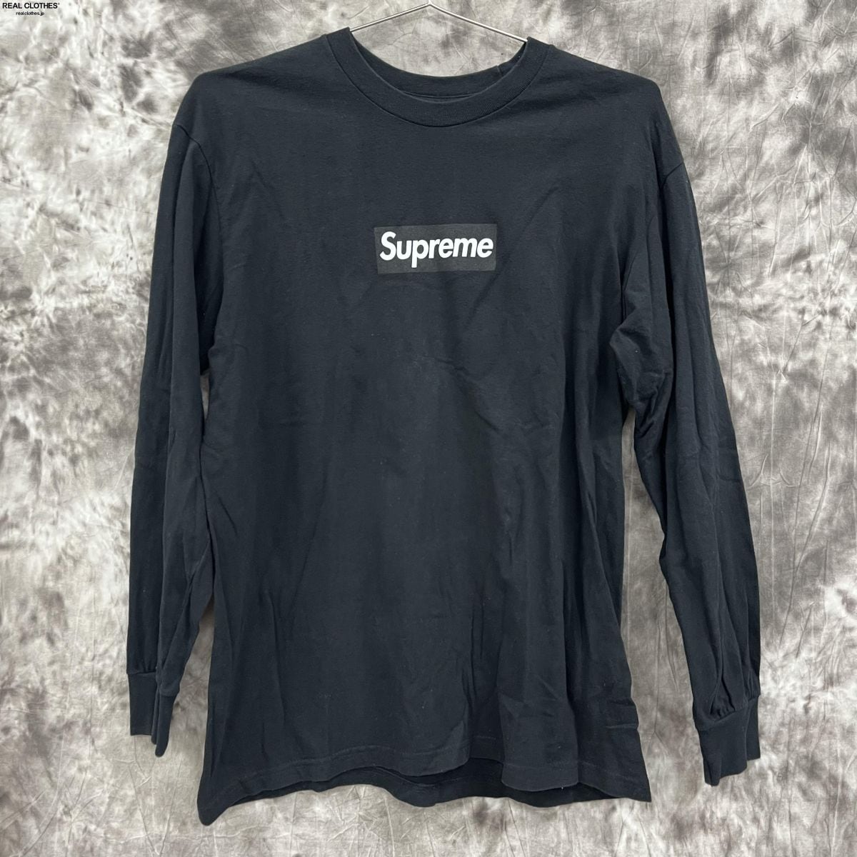 Supreme Box Logo L S Tee Black 20aw ロンT - Tシャツ