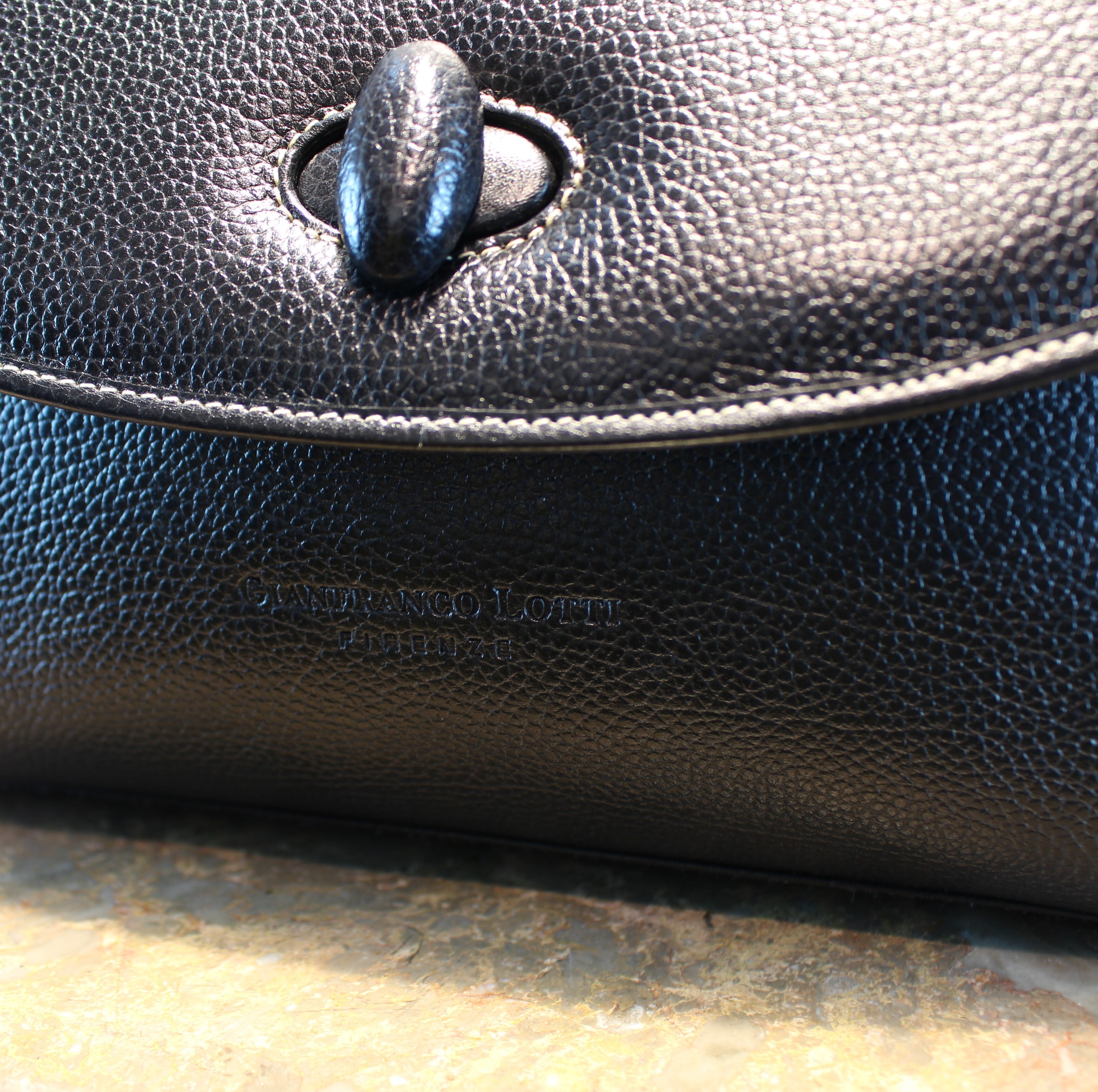 GIANFRANCO LOTTI 2WAY LEATHER SHOULDER BAG MADE IN ITALY GIANFRANCO LOTTI 2WAY LEATHER SHOULDER BAG MADE IN ITALY